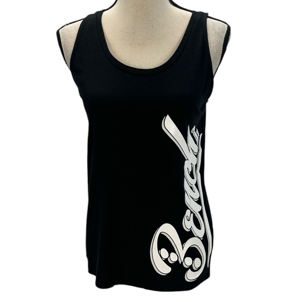 Bench Sleeveless Side Logo Tank Top - Black - size Small